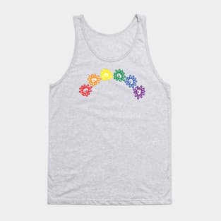 Smiley Daisy Pride Rainbow Tank Top